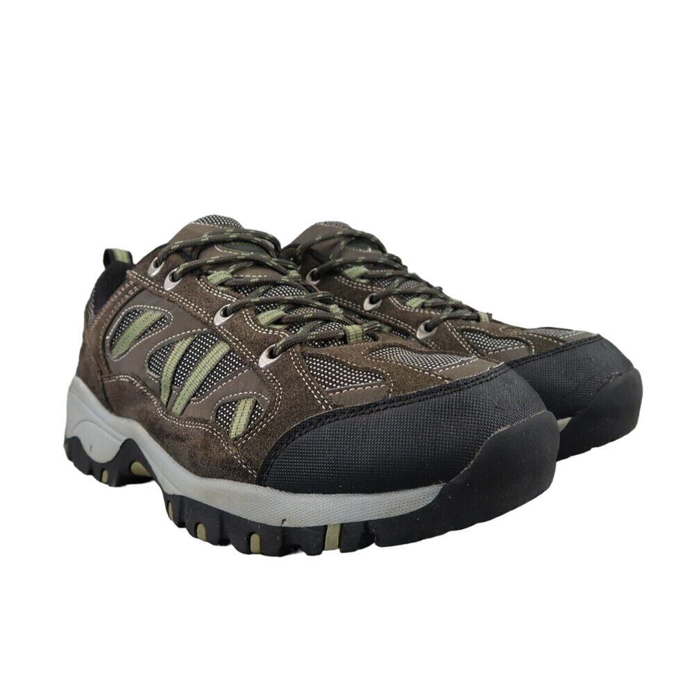 Khombu Shoes Mens 10 Athletic Hiking Low Outdoor Trail Trekking Leather Comfort